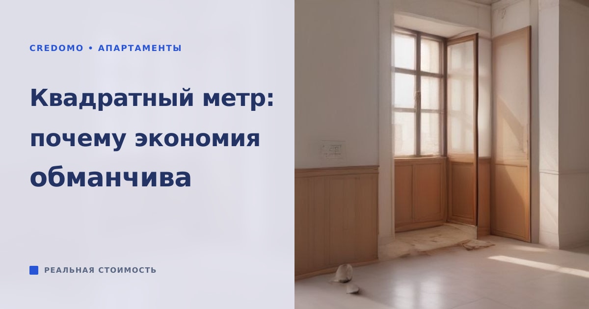 Иллюстрация к статье «Реальная стоимость квадратного метра в апартаментах»